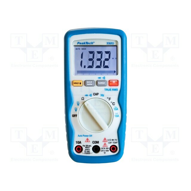 PEAKTECH Digital multimeter; LCD; 3,83