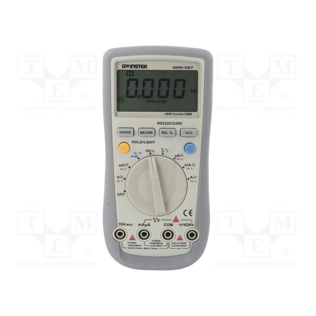 GW INSTEK Digital multimeter; RS232; LCD
