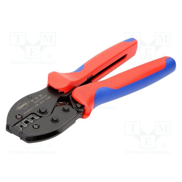 KNIPEX Tool: for crimping; non-insulated terminals