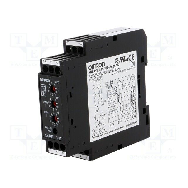 OMRON Temperature monitoring relay; temperature; 100÷240VAC