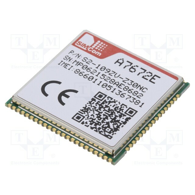 SIMCOM Module: LTE; Down: 10Mbps; Up: