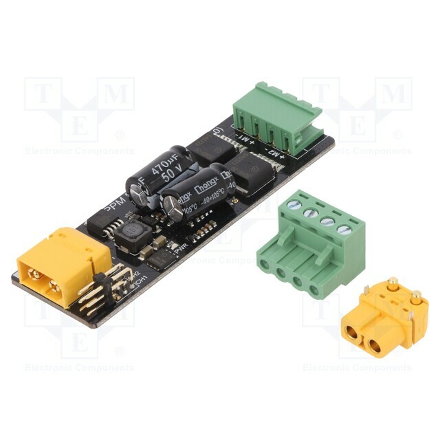 DFROBOT DC-motor driver; STM8S105,TLE5205; analog