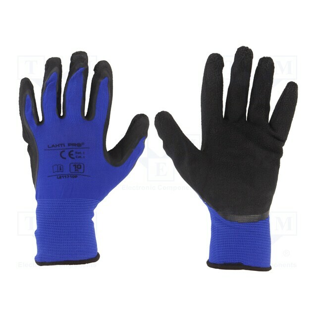 LAHTI PRO Protective gloves; Size: 10