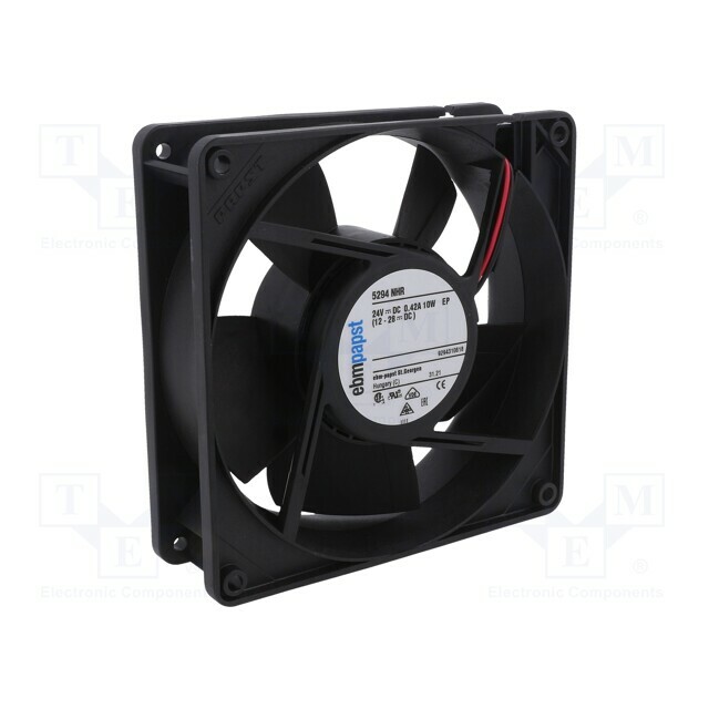 EBM-PAPST Fan: DC; 127x127x38mm; axial; 24VDC