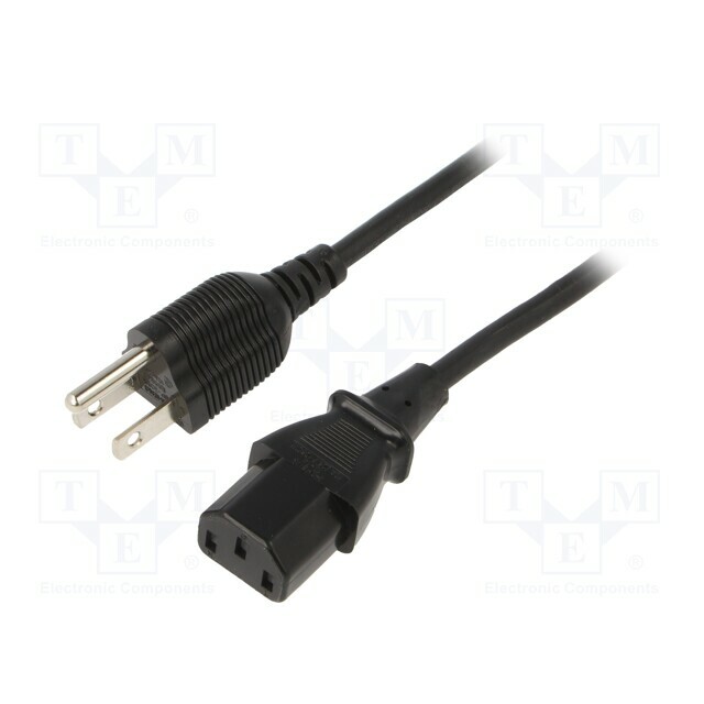 Cable; SVT; 3x0.75mm2; IEC C13