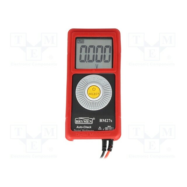 BRYMEN Digital multimeter; LCD; (6000); VDC: