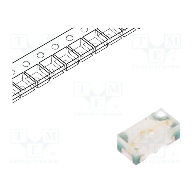 REFOND LED; green; SMD; 0402; 150÷430mcd