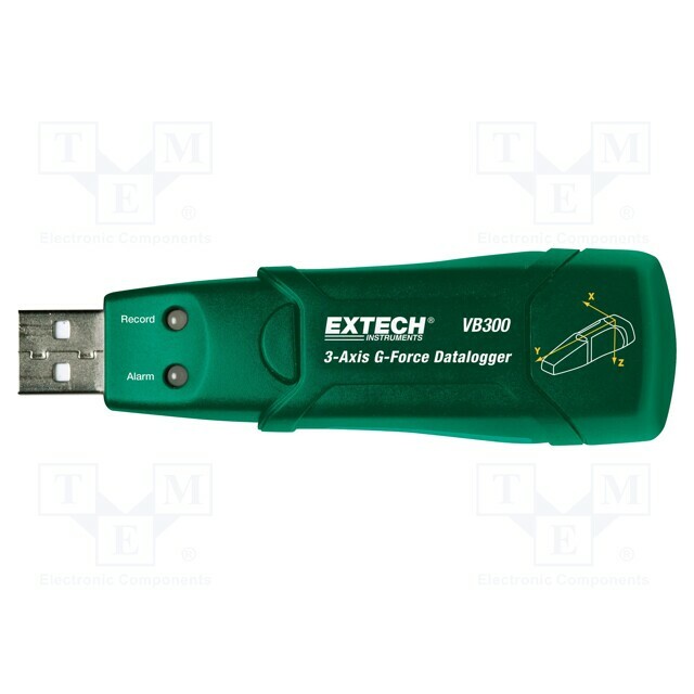 EXTECH Vibrometer; ±18g; Meas.accur: ±0