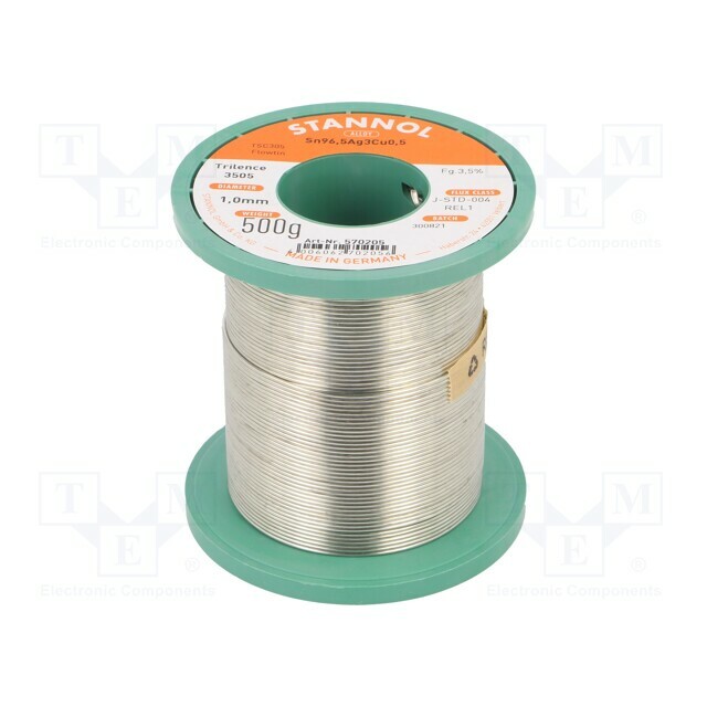 STANNOL Tin; lead free; Sn96,5Ag3Cu0