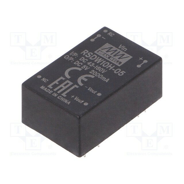 MEAN WELL Converter: DC/DC; 10W; Uin: