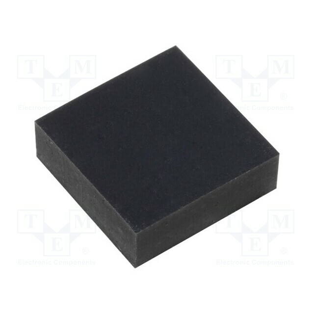 FIX&FASTEN Self-adhesive foot; black; rubber; Y: