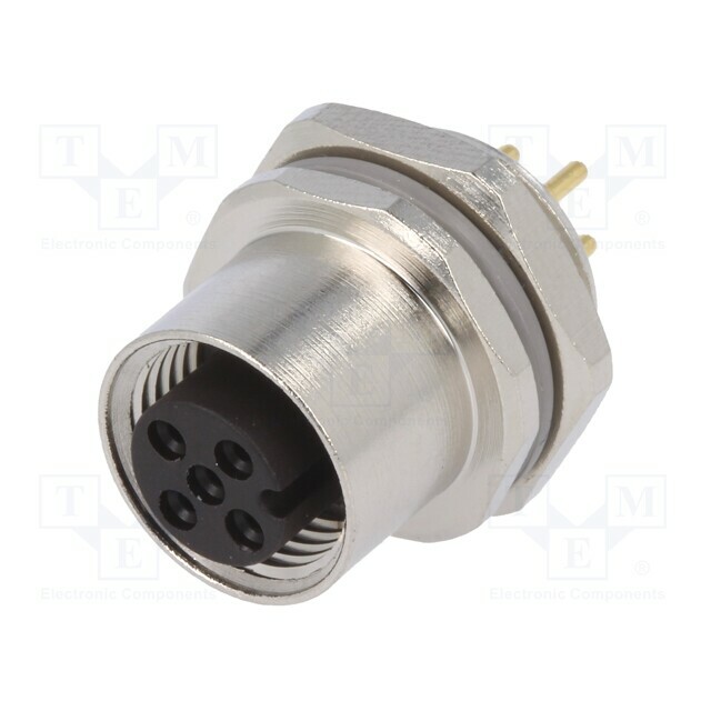 TE CONNECTIVITY Connector: M12; socket; PIN: