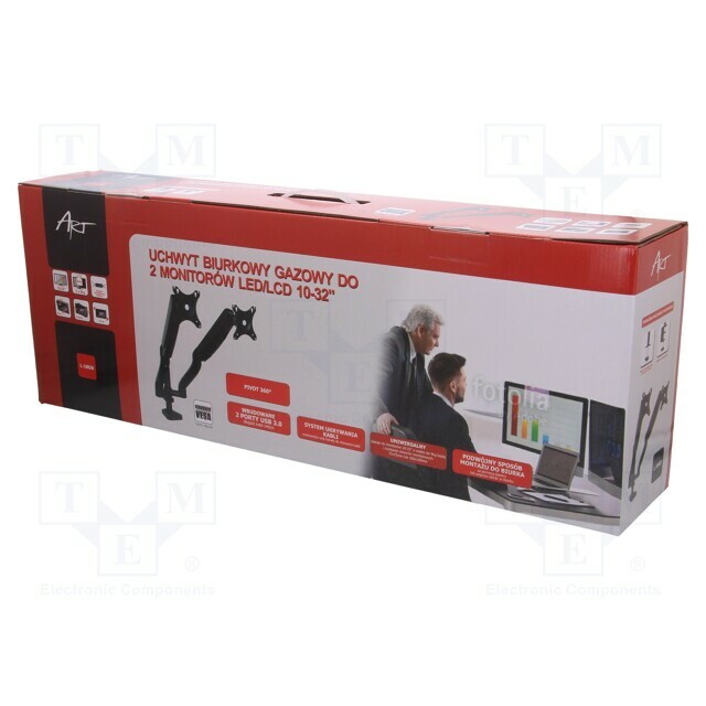 Holder: wall mounting; monitor,TV; 75x75mm