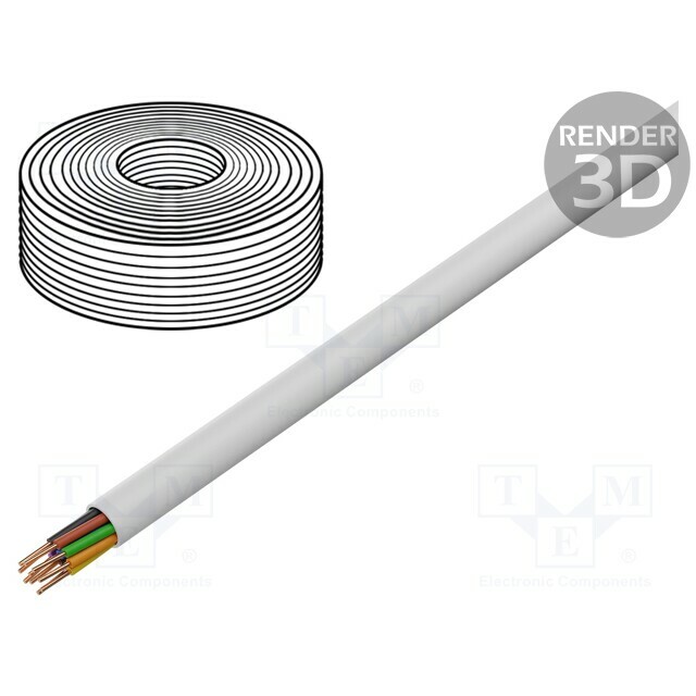TECHNOKABEL Wire; YTDY; 10x0.5mm; round
