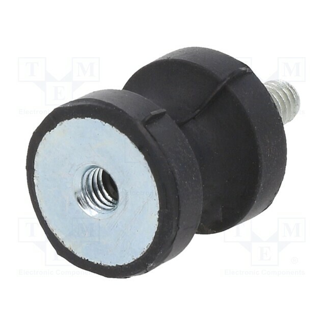 ELESA+GANTER Vibration damper; M4; Ø: 15mm