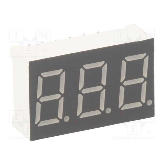 LUCKY LIGHT Display: LED; 7-segment; 9
