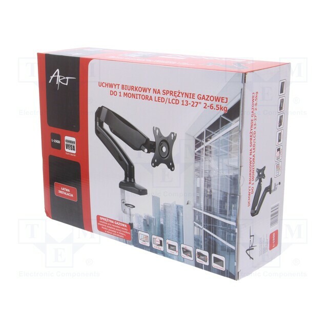 Holder: wall mounting; monitor,TV; 75x75mm