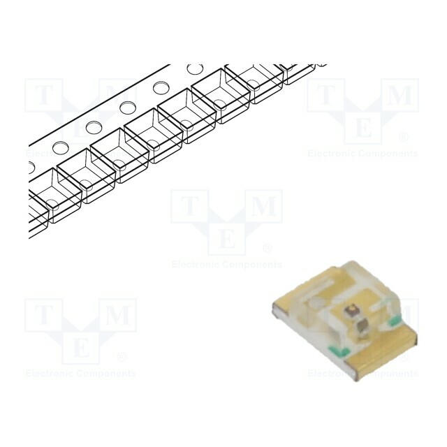 KINGBRIGHT ELECTRONIC LED; green; SMD; 0805