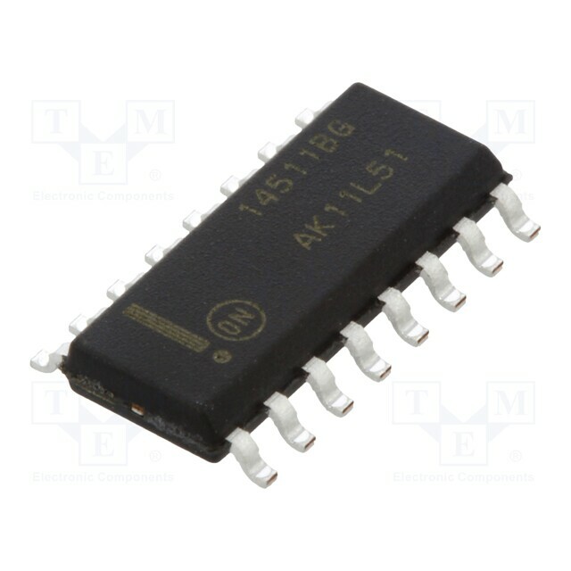 ONSEMI IC: digital; BCD to 7-segment