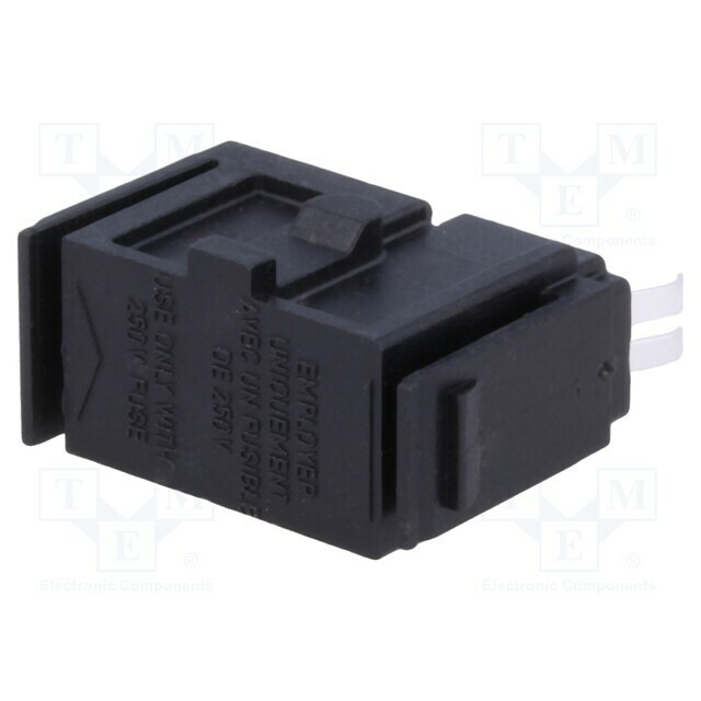 SCHURTER Fuse drawer; Fingergrip; IEC 60320