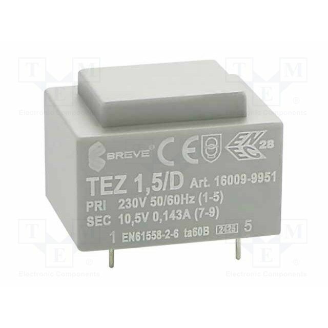 BREVE TUFVASSONS Transformer: encapsulated; 1.5VA