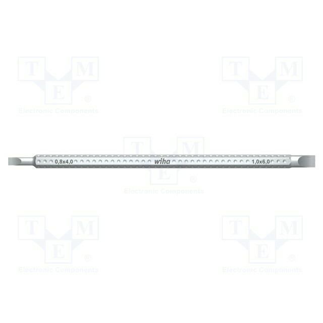 Interchangeable blade; slot; 4x0.8mm,6x1mm