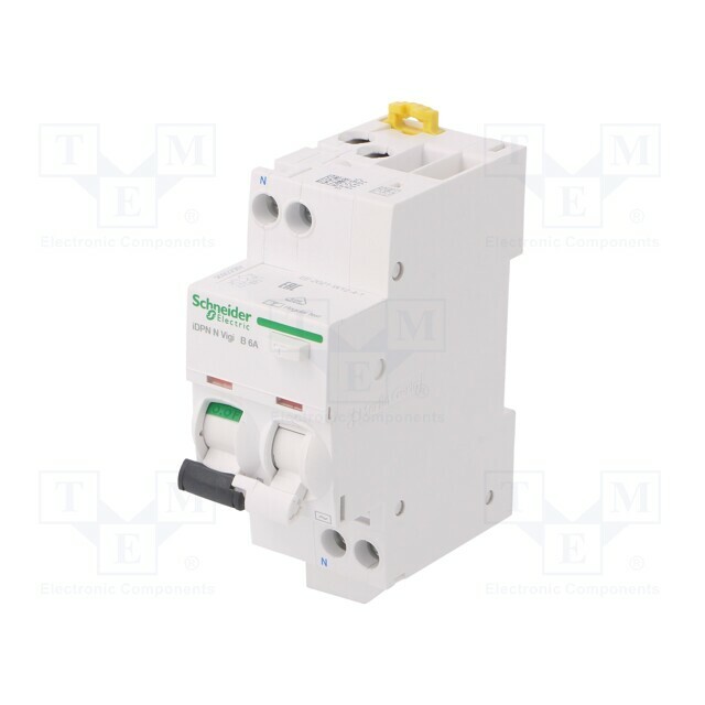 SCHNEIDER ELECTRIC RCBO breaker; Inom: 6A