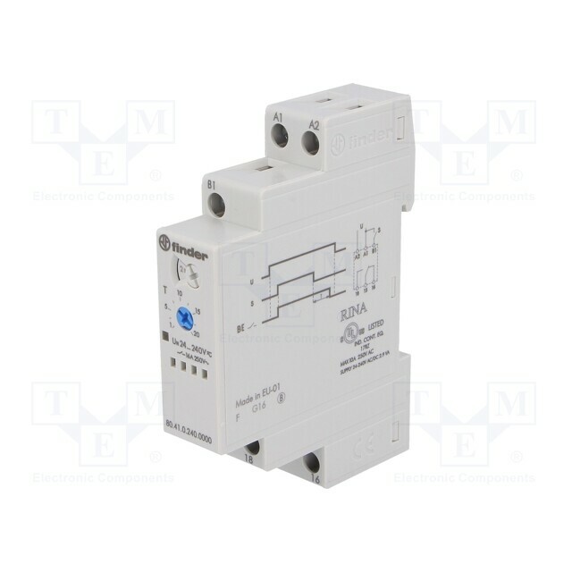 FINDER Timer; 0,1s÷24h; SPDT; 250VAC/10A