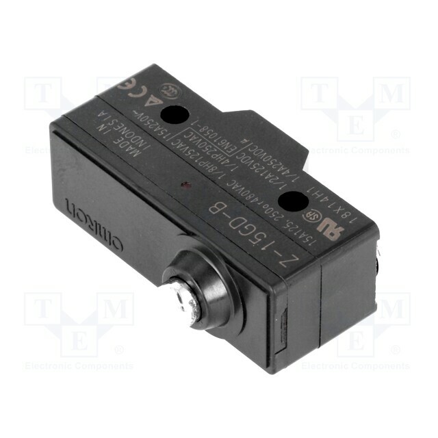 OMRON Microswitch SNAP ACTION; 15A/250VAC; 6A/30VDC