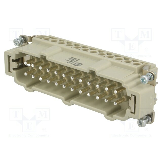 HARTING Connector: HDC; contact insert; male