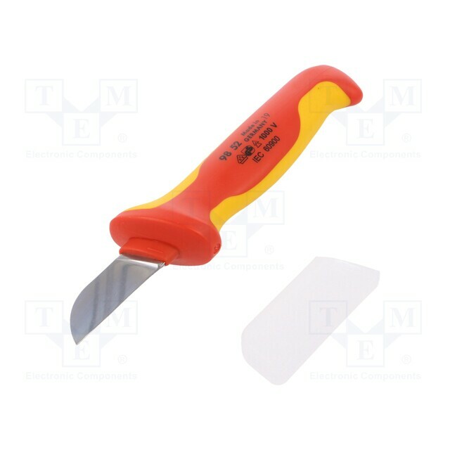 KNIPEX Knife; for cables; Tool length: