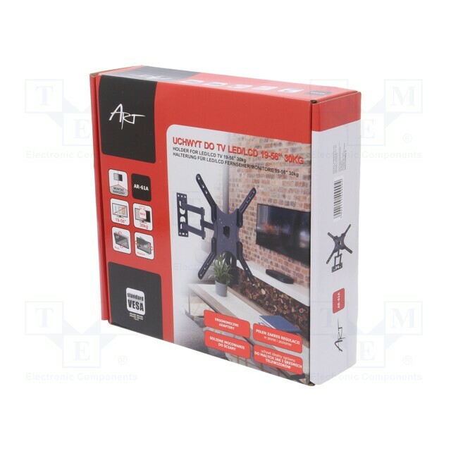 Holder: wall mounting; monitor,TV; tiltable