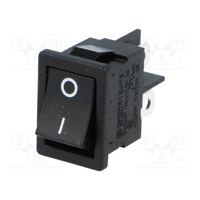 SCI ROCKER; DPST; Pos: 2; ON-OFF