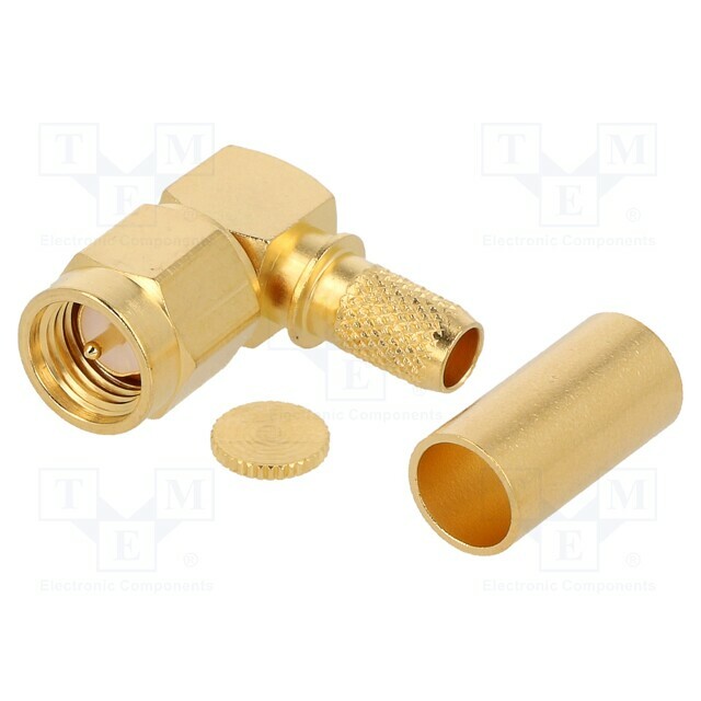TELEGARTNER Connector: SMA; plug; male; angled