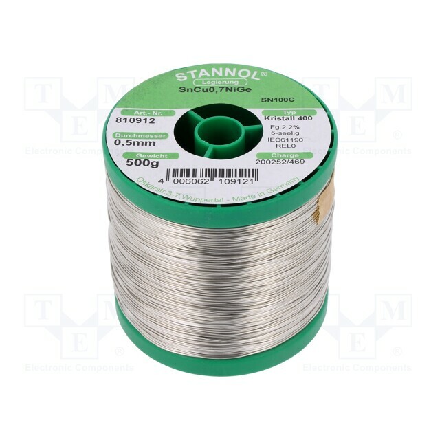 STANNOL Tin; lead free; Sn99,3Cu0