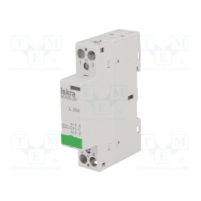 ISKRA Contactor: 2-pole installation; 20A; 24VAC