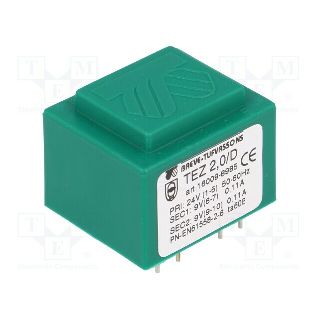 BREVE TUFVASSONS Transformer: encapsulated; 2VA; 24VAC