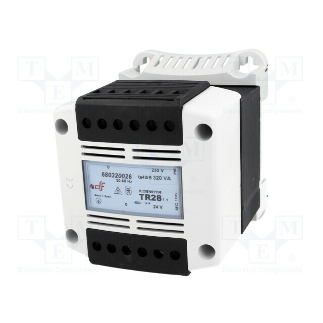 DF ELECTRIC Transformer: mains; 320VA; 230VAC