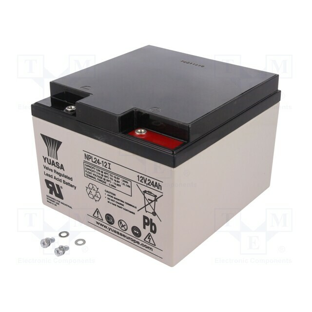 YUASA Re-battery: acid-lead; 12V; 24Ah; AGM