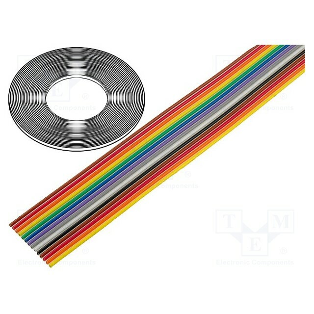 3M Wire: ribbon; 14x26AWG; 1.27mm
