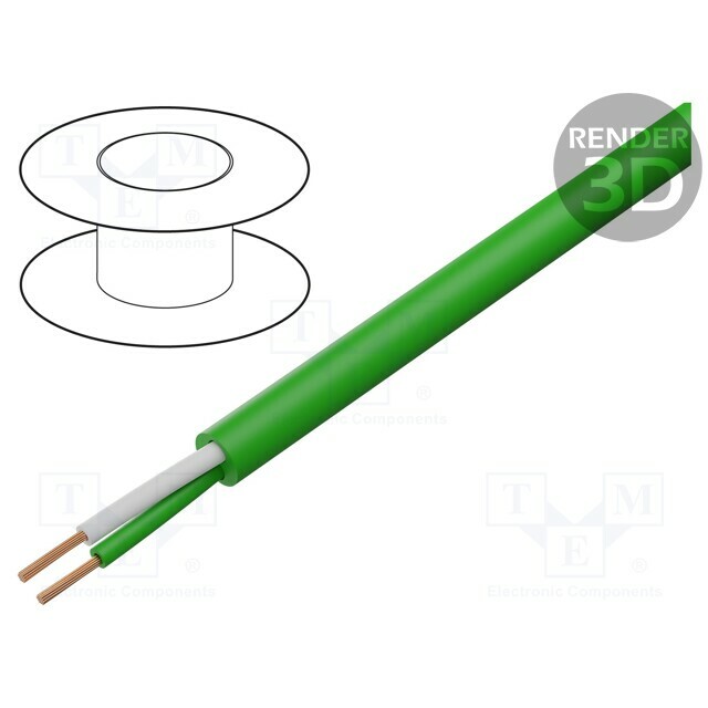 GUENTHER K-type compensating lead; Insulation: silicone