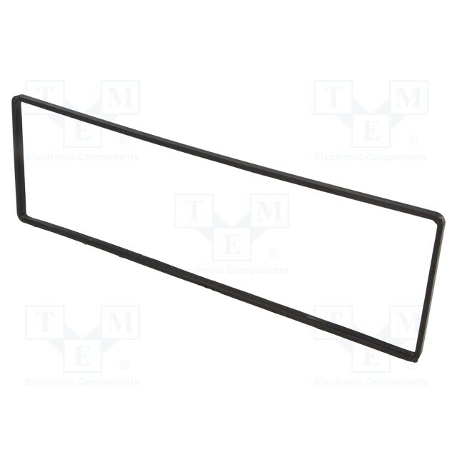 4CARMEDIA Radio frame; 1 DIN; black