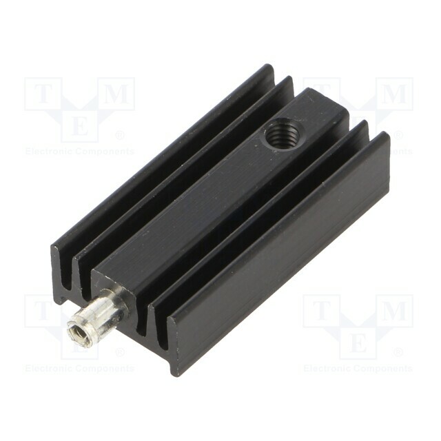 ALUTRONIC Heatsink: extruded; TO220; black; L: