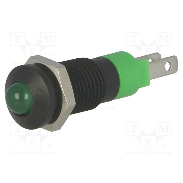 SIGNAL-CONSTRUCT Indicator: LED; prominent; green; 24÷28VDC