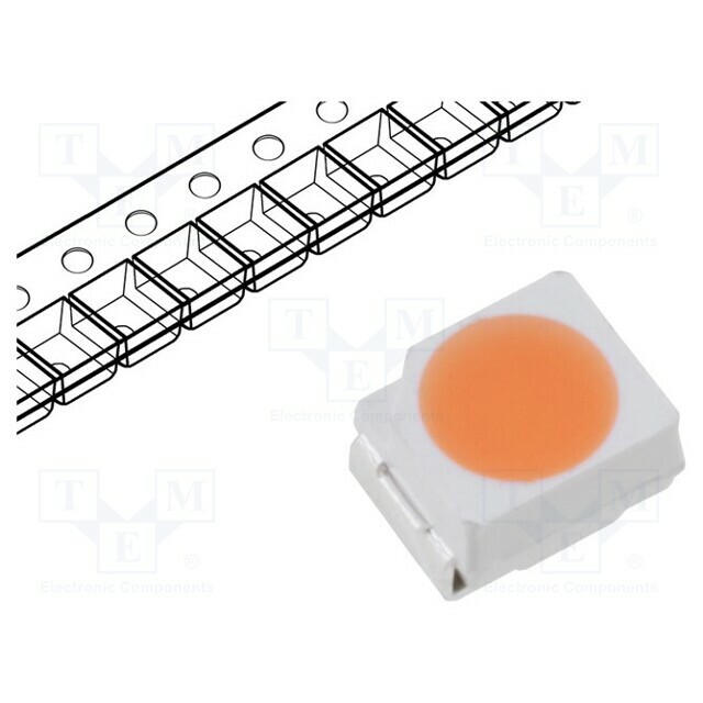 OPTOSUPPLY LED; cyan; SMD; PLCC2; 6÷6