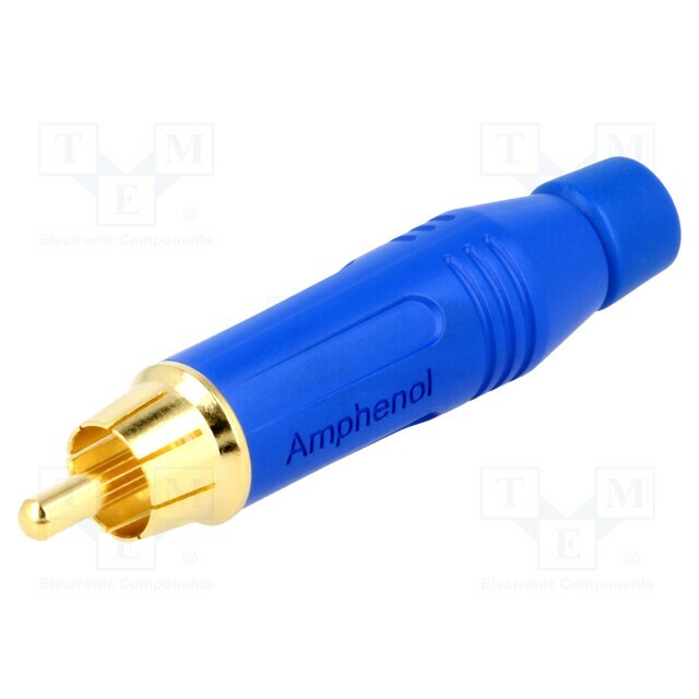 AMPHENOL Connector: RCA; plug; male; straight