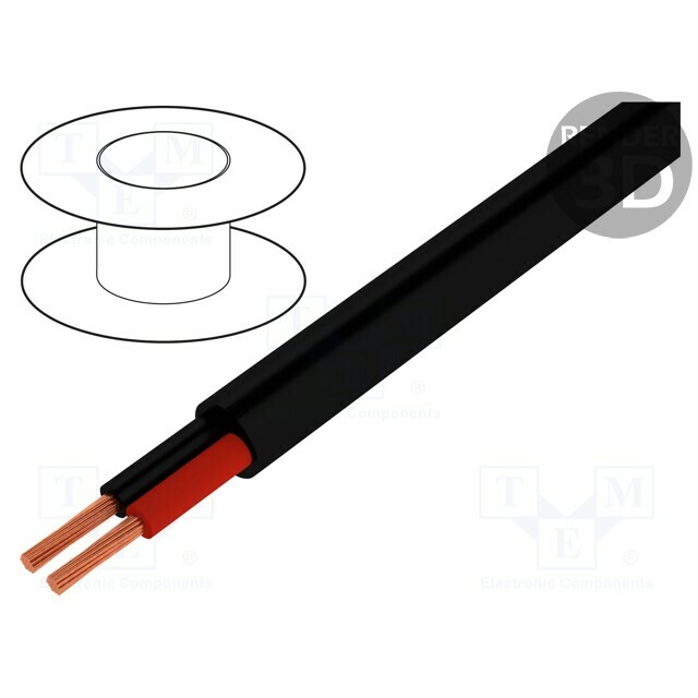 Wire: loudspeaker cable; HELUSOUND® 400; 2x1