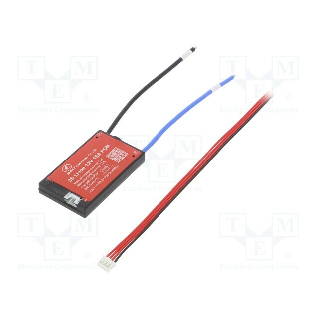 BMS protection; Li-Ion; 62x37x9mm; 15A; 11
