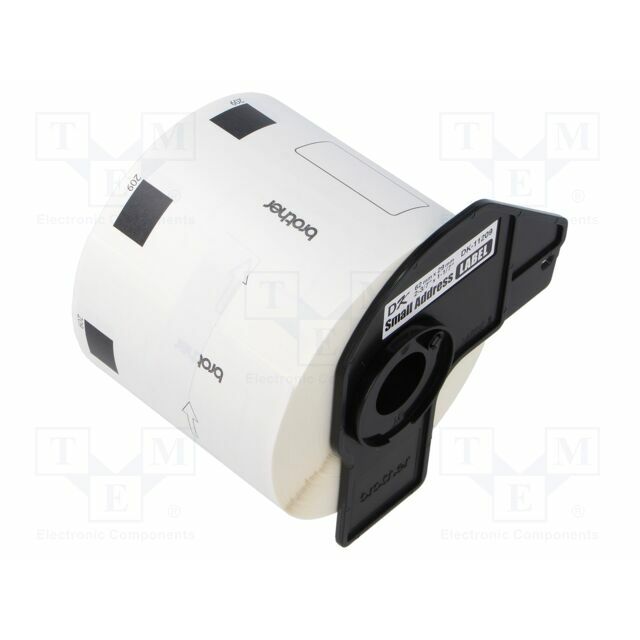 BROTHER Label; 29mm; 62mm; white; Character