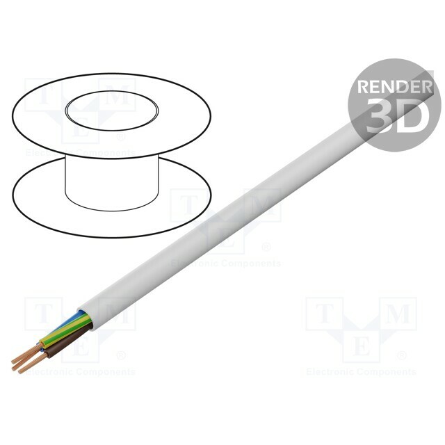 MANEX Wire; H05VV-F,OWY; 3G1mm2; round